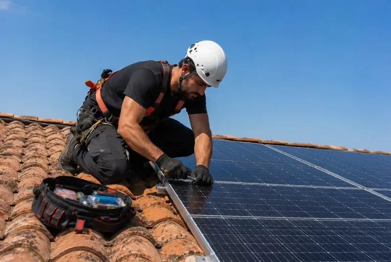 Maintenance et monitoring de panneaux solaires à Armissan