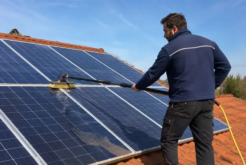 Nettoyage et entretien de panneaux solaires à Armissan